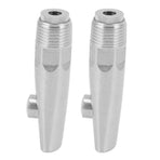 2pcs Pig Water Nipple Even Water Volume Stainless Steel G1/2 External Thread Pig Drinker for Sows Piglets Without Filter