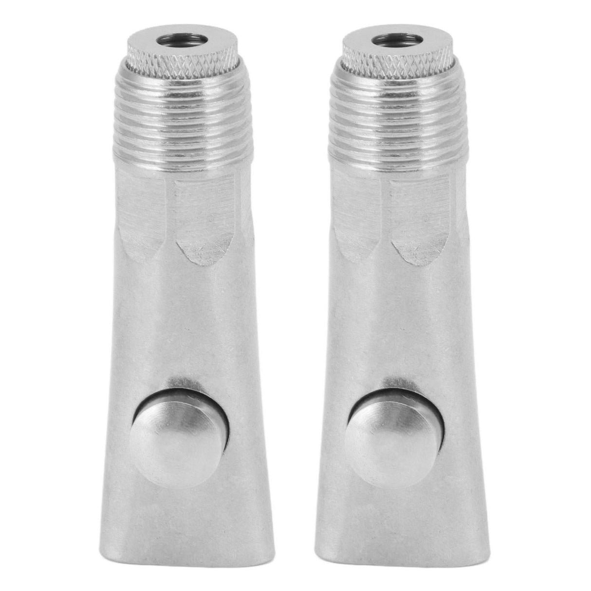 2pcs Pig Water Nipple Even Water Volume Stainless Steel G1/2 External Thread Pig Drinker for Sows Piglets Without Filter