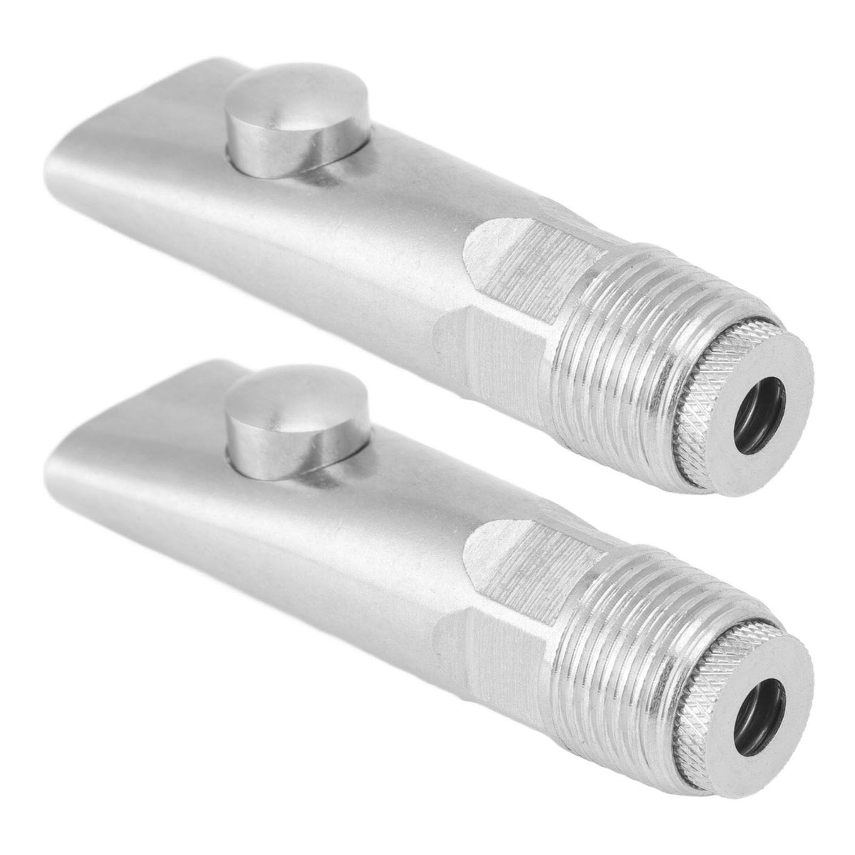 2pcs Pig Water Nipple Even Water Volume Stainless Steel G1/2 External Thread Pig Drinker for Sows Piglets Without Filter