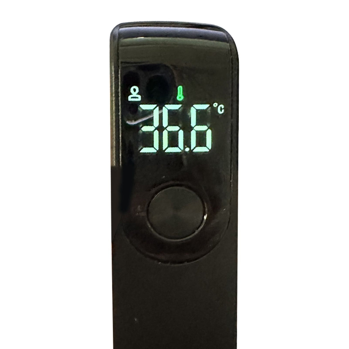 Forehead Thermometer Black Mini Portable Contactless Infrared Handheld Electronic Thermometer for Home