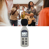 Decibel Meter High Accuracy LCD Screen 30 to 130dBA 5V USB Noise Detector with Backlight for Hospitals Shopping Malls