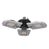 LED Grow Light 297 LEDs Folding Three Leaves Indoor Plant Grow Light for Greenhouse Succulent 100‑277V - 45-Degree Angle