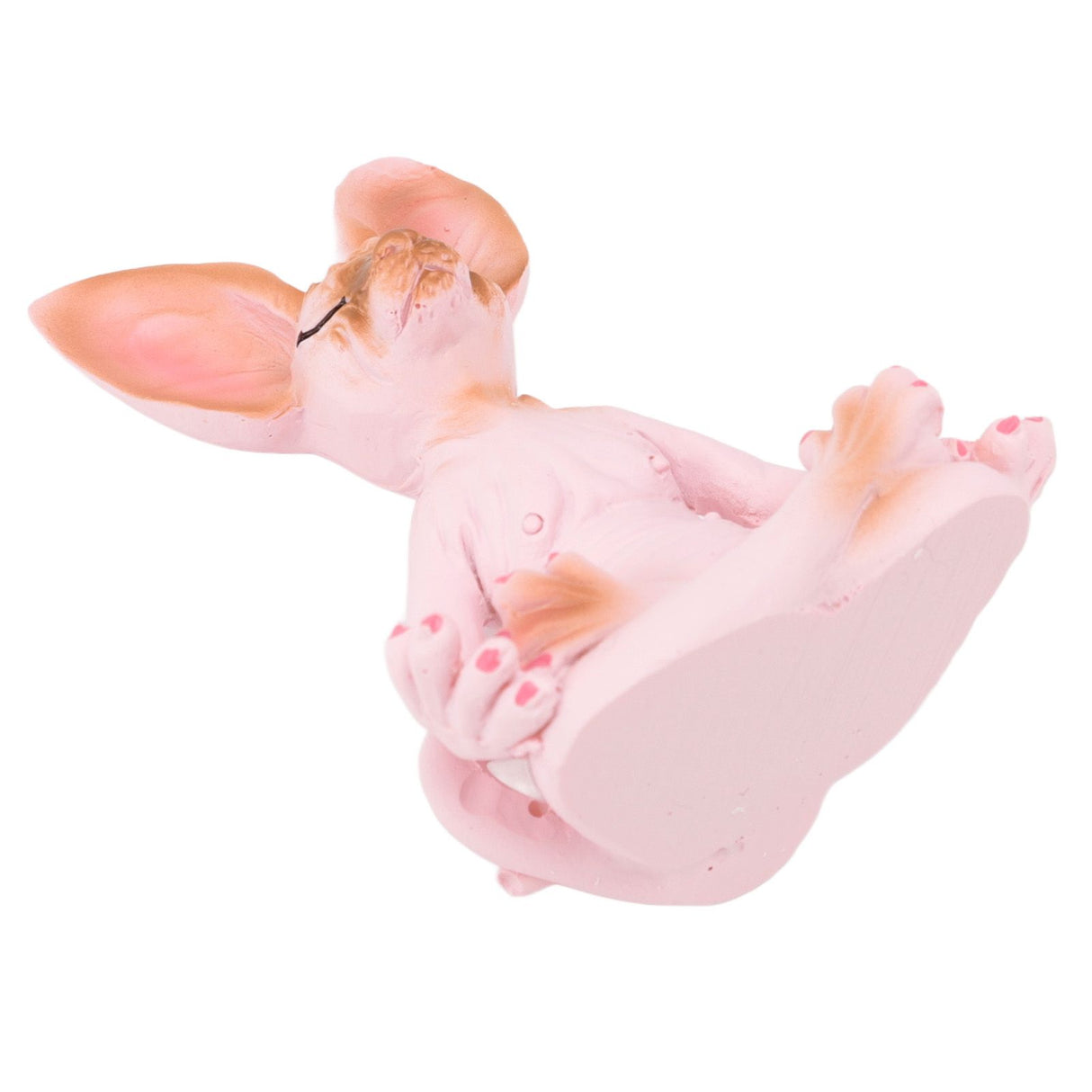 Cat Meditate Statue Vivid Details Cat Meditate Collectible Figurines for Homes Office Yoga Room Ornaments Gifts Pink