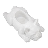 Resin Succulent Planter Pots Dog Flowerpot Office Desktop Ornament For Decorating Your Table - Close-Up Angle