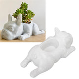 Resin Succulent Planter Pots Dog Flowerpot Office Desktop Ornament For Decorating Your Table