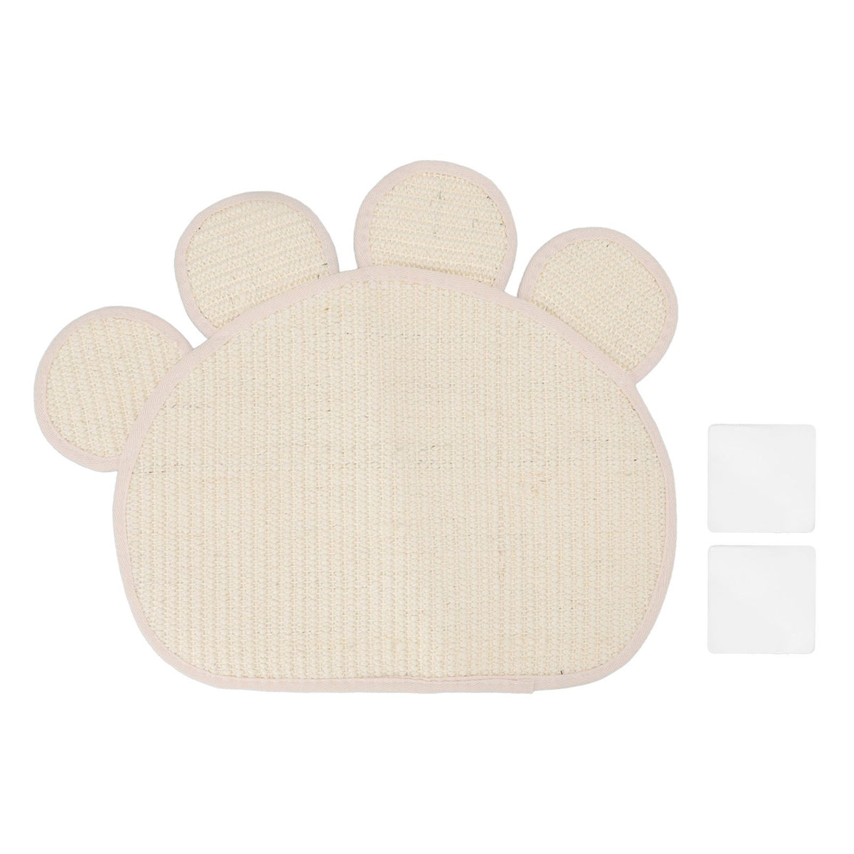 Sisal Cat Scratcher Mat Cute Shape Grinding Claw Protecting Furniture Cat Floor Scratching Pad for Cats Kittens