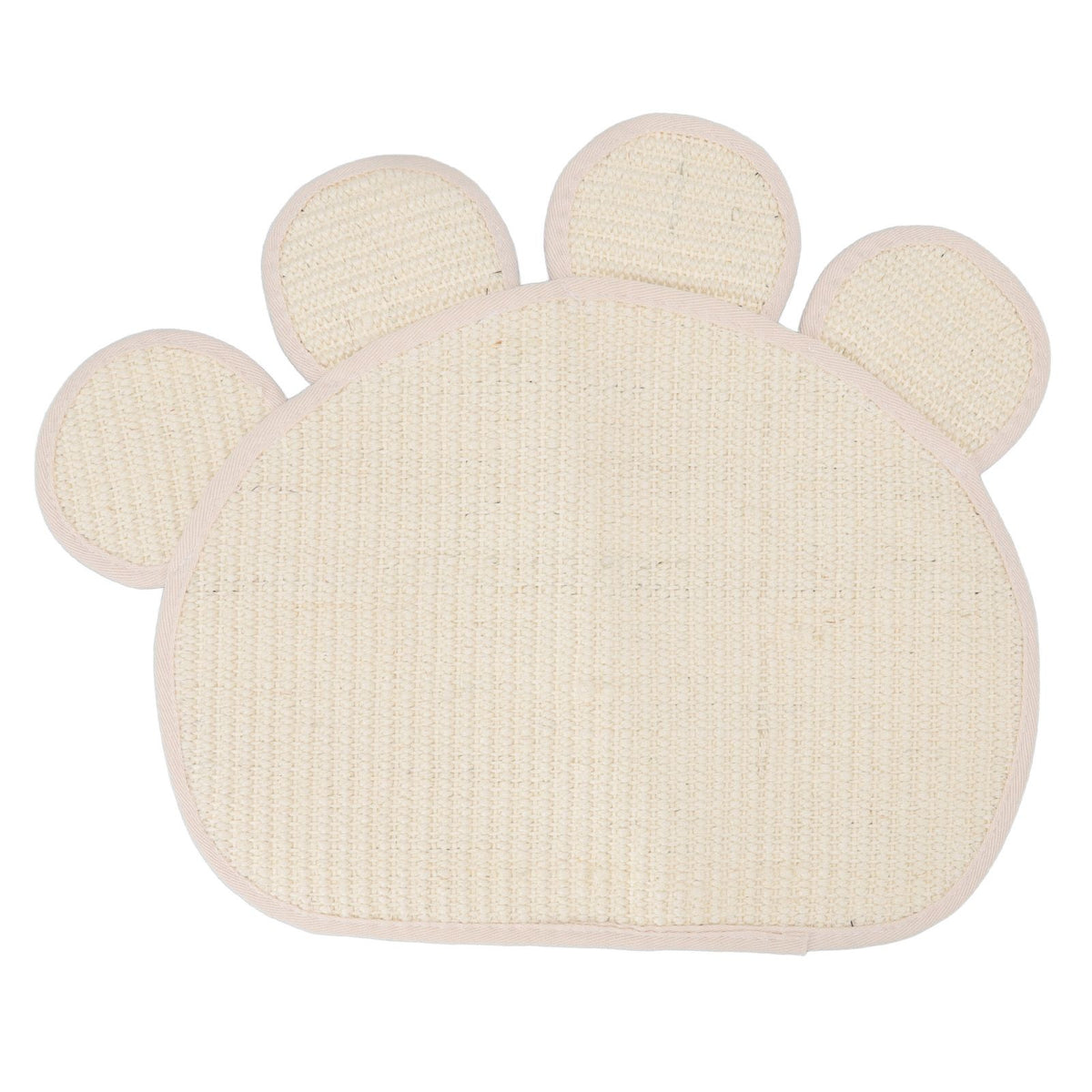Sisal Cat Scratcher Mat Cute Shape Grinding Claw Protecting Furniture Cat Floor Scratching Pad for Cats Kittens