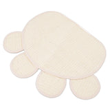 Sisal Cat Scratcher Mat Cute Shape Grinding Claw Protecting Furniture Cat Floor Scratching Pad for Cats Kittens - Rear View
