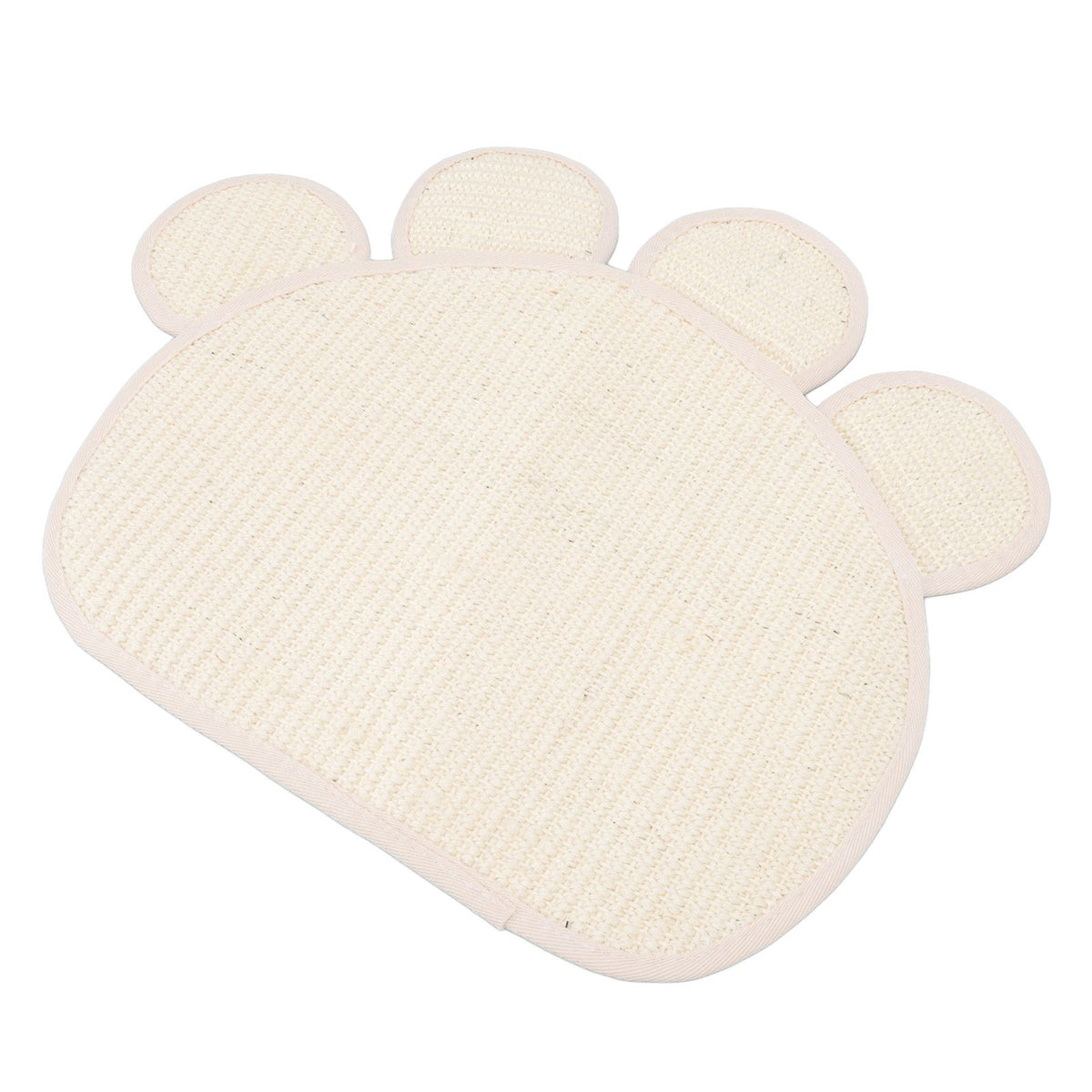 Sisal Cat Scratcher Mat Cute Shape Grinding Claw Protecting Furniture Cat Floor Scratching Pad for Cats Kittens