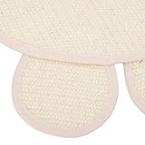 Sisal Cat Scratcher Mat Cute Shape Grinding Claw Protecting Furniture Cat Floor Scratching Pad for Cats Kittens - Extra Image