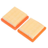 5PCS Trimmer Air Filter Panel Filter Paper Trimmer Air Filter Replacement for Stihl FS91 Garden Tool - Close-Up Angle