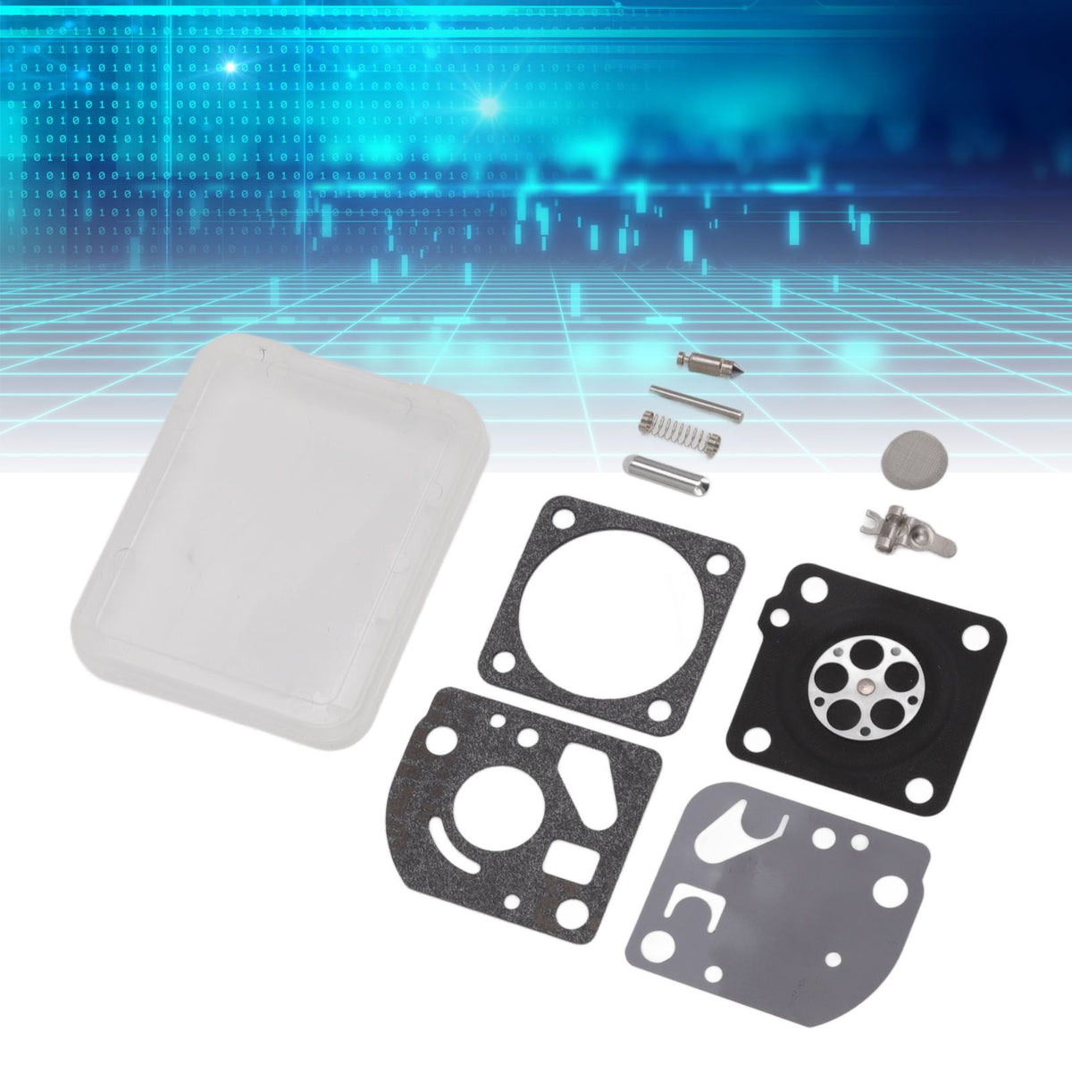 Carburetor Diaphragm Kit Gasket Metal and Paper for Zama RB 59 Repair Accessories Replacement Parts