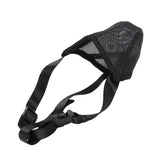 Dog Muzzle Soft Mesh Poisoned Bait Protection Pet Mouth Cover with Adjustable Straps for Small Medium Large Dogs 16.5x19cm / 6.5x7.5in