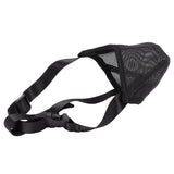 Dog Muzzle Soft Mesh Poisoned Bait Protection Pet Mouth Cover with Adjustable Straps for Small Medium Large Dogs 16.5x19cm / 6.5x7.5in - 45-Degree Angle