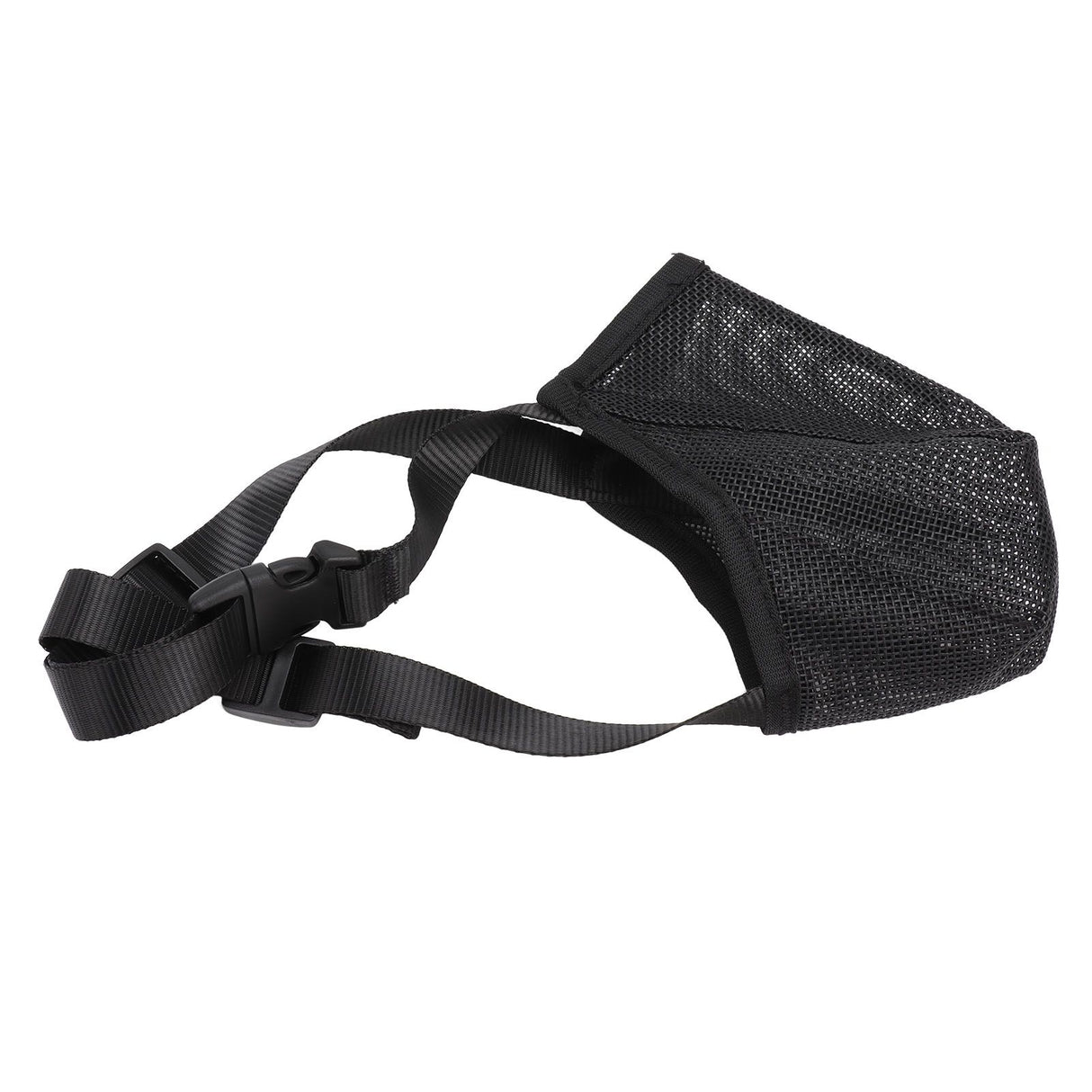 Dog Muzzle Soft Mesh Poisoned Bait Protection Pet Mouth Cover with Adjustable Straps for Small Medium Large Dogs 16.5x19cm / 6.5x7.5in