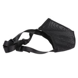 Dog Muzzle Soft Mesh Poisoned Bait Protection Pet Mouth Cover with Adjustable Straps for Small Medium Large Dogs 16.5x19cm / 6.5x7.5in