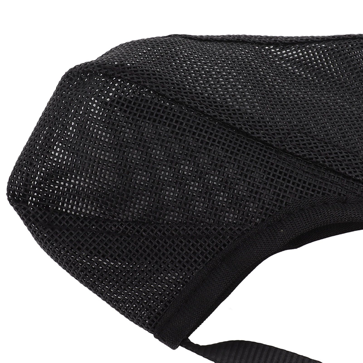 Dog Muzzle Soft Mesh Poisoned Bait Protection Pet Mouth Cover with Adjustable Straps for Small Medium Large Dogs 16.5x19cm / 6.5x7.5in