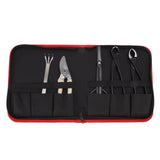 5Pcs Bonsai Tool Set Kit Carbon Steel Bonsai Scissors Rake Branch Cutter Pruning Shears Pliers Garden Tools - Front View