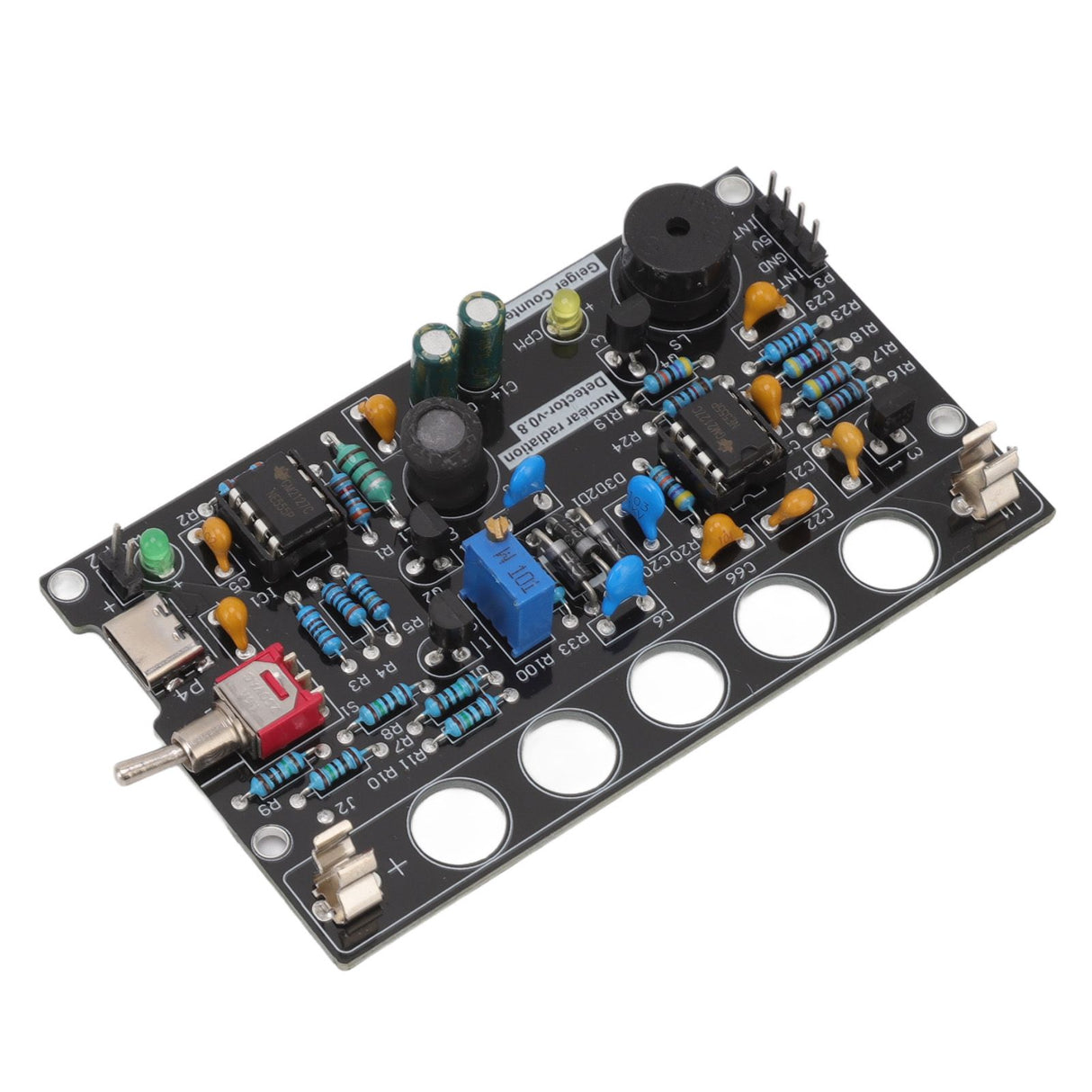 Geiger Counters Kit V0.8 Assembled DIY Tube for Nuclear Radiation Detector Accessories 380V‑550V