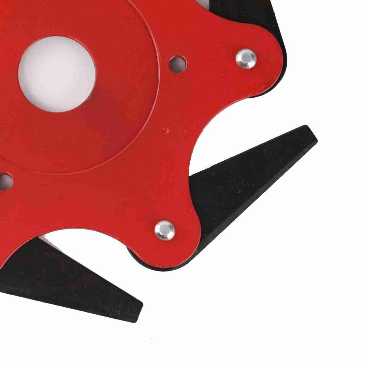 6 Blade Brush Cutter Head 2.5cm Inner Diameter Nylon and Manganese Steel Trimmer Head for Garden Tool Red