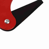 6 Blade Brush Cutter Head 2.5cm Inner Diameter Nylon and Manganese Steel Trimmer Head for Garden Tool Red