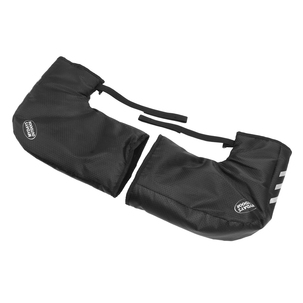 One Pair Bike Handlebar Gloves Waterproof Reflective Bike Handlebar Hand Protector for Winter Cycling