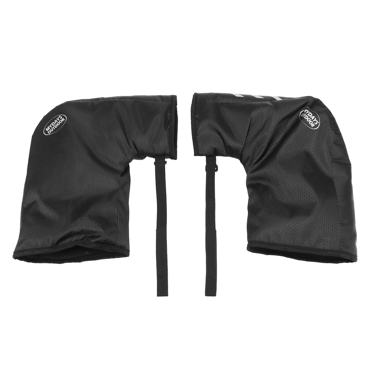 One Pair Bike Handlebar Gloves Waterproof Reflective Bike Handlebar Hand Protector for Winter Cycling