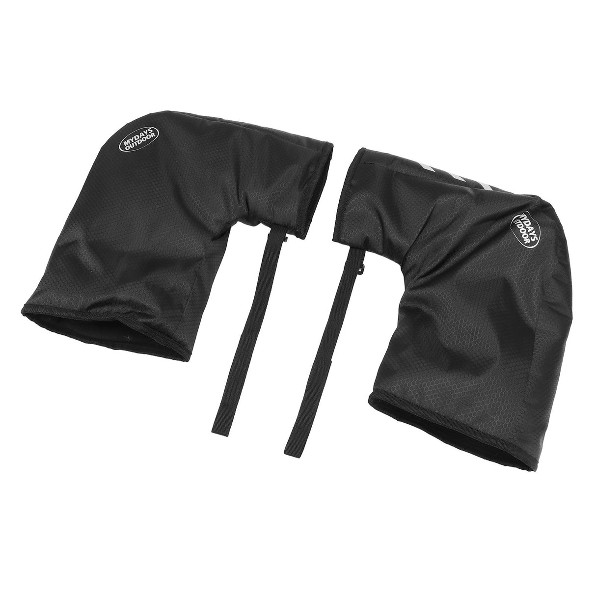 One Pair Bike Handlebar Gloves Waterproof Reflective Bike Handlebar Hand Protector for Winter Cycling