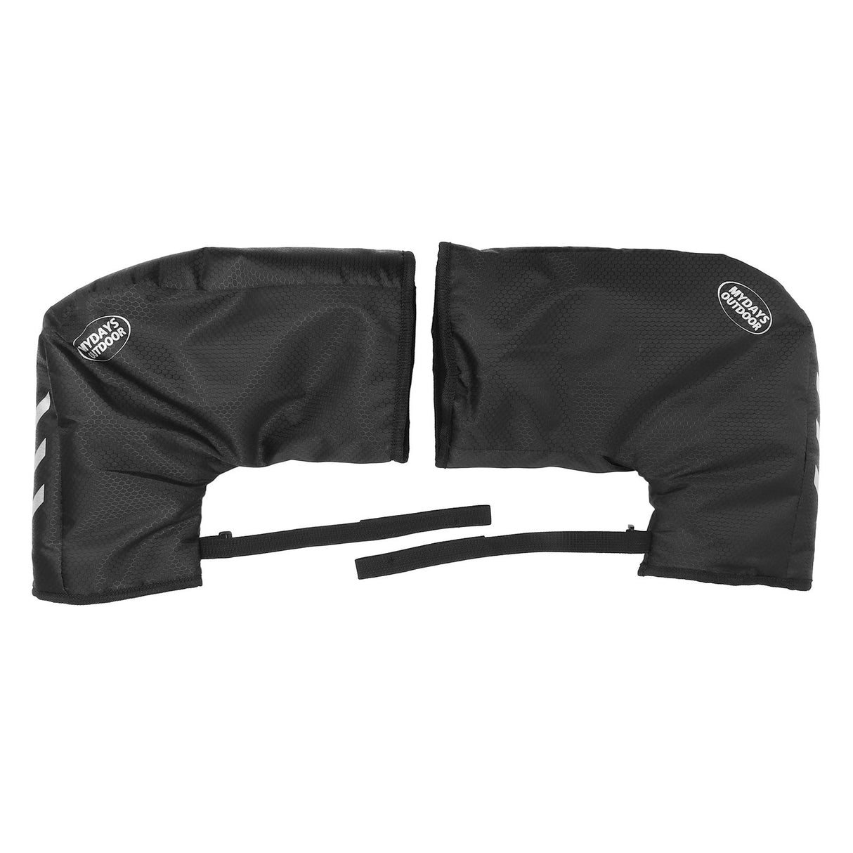 One Pair Bike Handlebar Gloves Waterproof Reflective Bike Handlebar Hand Protector for Winter Cycling