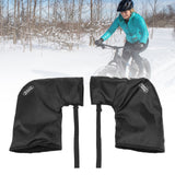 One Pair Bike Handlebar Gloves Waterproof Reflective Bike Handlebar Hand Protector for Winter Cycling