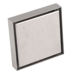 4 Inch Square Invisible Shower Drain Stainless Steel Anti Odor Bathroom Floor Drain 1.3mm Tileable Brushed