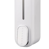 300ml Manual Soap Dispenser Press ABS Wall Mounted Shower Gel Container for Home Hotel White - Low Angle