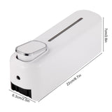 300ml Manual Soap Dispenser Press ABS Wall Mounted Shower Gel Container for Home Hotel White - Extra Image