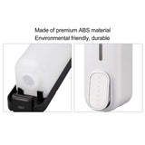 300ml Manual Soap Dispenser Press ABS Wall Mounted Shower Gel Container for Home Hotel White - Extra Image