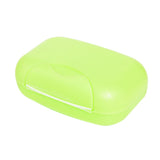 Travel Soap Container Waterproof Portable Bar Soap Case Holder Leakproof Soap Box for Home Hotel Green