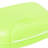Travel Soap Container Waterproof Portable Bar Soap Case Holder Leakproof Soap Box for Home Hotel Green