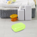 Travel Soap Container Waterproof Portable Bar Soap Case Holder Leakproof Soap Box for Home Hotel Green - Extra Image