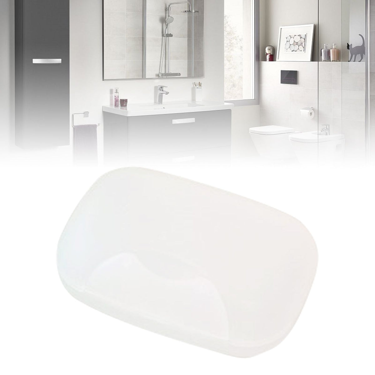 Travel Soap Container Waterproof Portable Bar Soap Case Holder Leakproof Soap Box for Home Hotel Clear Frosted Color