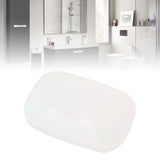Travel Soap Container Waterproof Portable Bar Soap Case Holder Leakproof Soap Box for Home Hotel Clear Frosted Color - Rear View