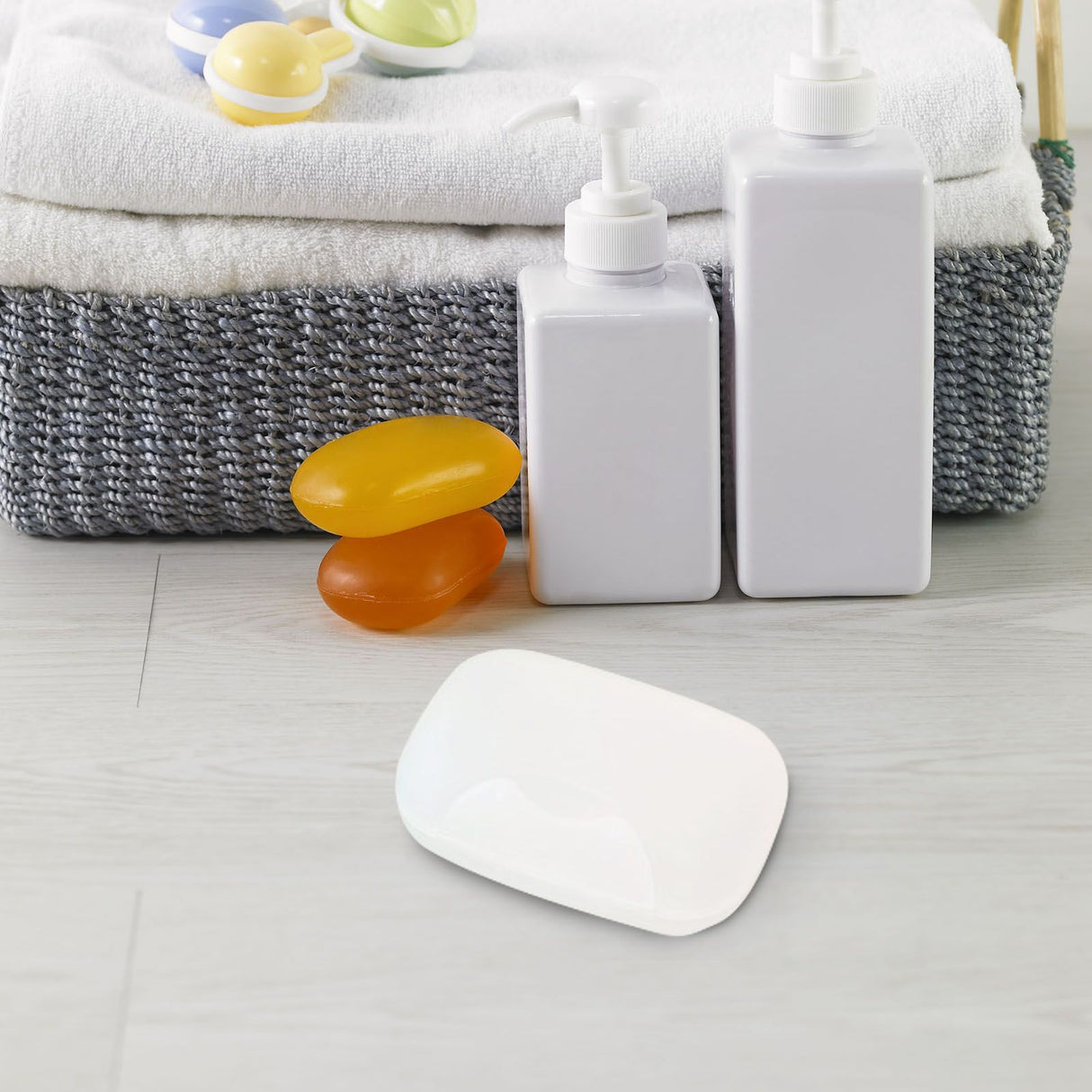 Travel Soap Container Waterproof Portable Bar Soap Case Holder Leakproof Soap Box for Home Hotel Clear Frosted Color