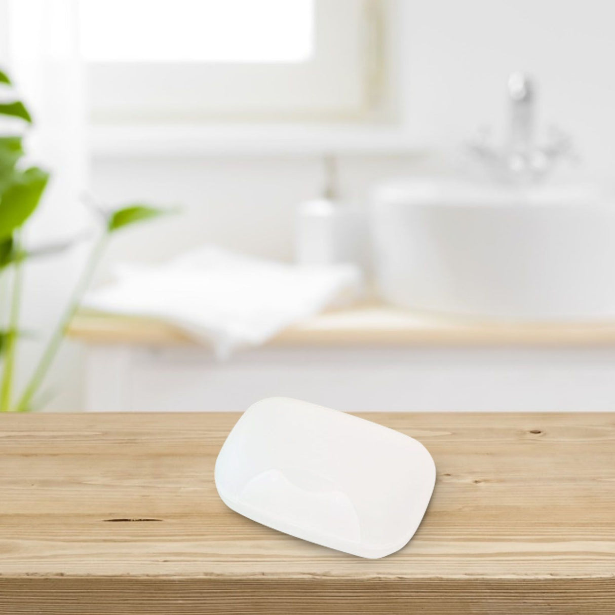 Travel Soap Container Waterproof Portable Bar Soap Case Holder Leakproof Soap Box for Home Hotel Clear Frosted Color