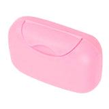 Travel Soap Container Waterproof Portable Bar Soap Case Holder Leakproof Soap Box for Home Hotel Pink