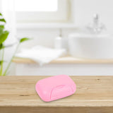 Travel Soap Container Waterproof Portable Bar Soap Case Holder Leakproof Soap Box for Home Hotel Pink - Extra Image