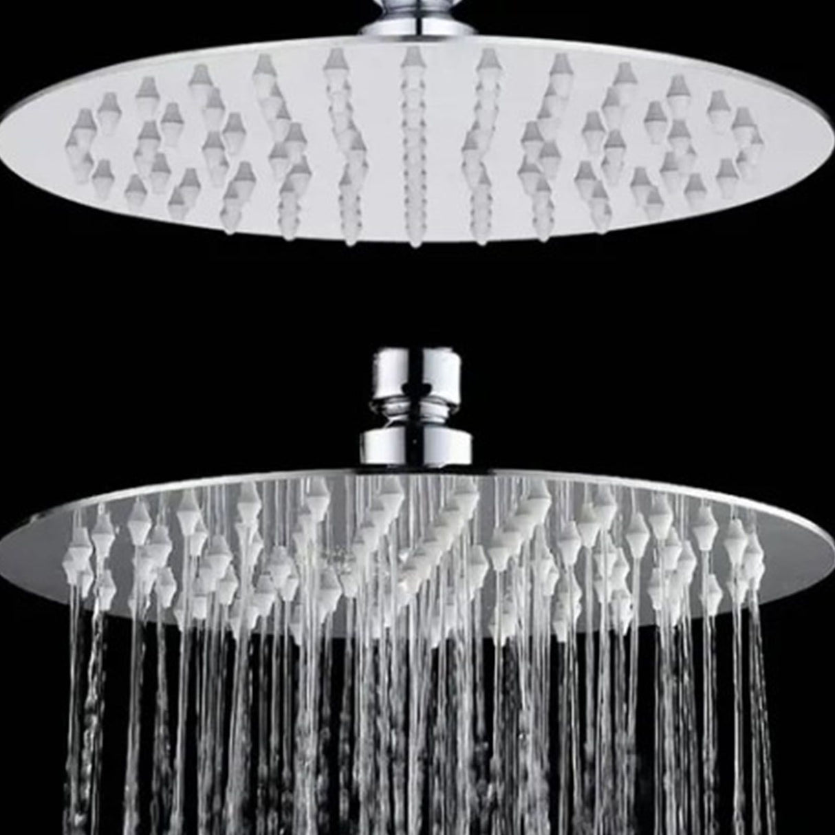 201 Stainless Steel Shower Head 8 Inch High Pressure Rainfall Shower Head for Bathroom Tour