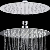 201 Stainless Steel Shower Head 8 Inch High Pressure Rainfall Shower Head for Bathroom Tour