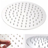 201 Stainless Steel Shower Head 8 Inch High Pressure Rainfall Shower Head for Bathroom Tour