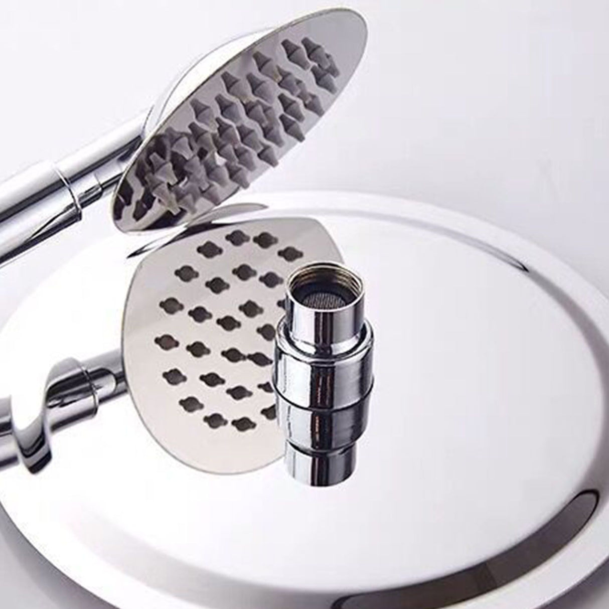 201 Stainless Steel Shower Head 8 Inch High Pressure Rainfall Shower Head for Bathroom Tour