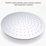 201 Stainless Steel Shower Head 8 Inch High Pressure Rainfall Shower Head for Bathroom Tour - Extra Image