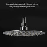 201 Stainless Steel Shower Head 8 Inch High Pressure Rainfall Shower Head for Bathroom Tour