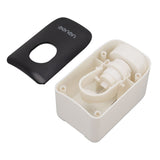 Automatic Toothpaste Dispenser Wall Mounted Adhesive Toothpaste Squeezer Holder for Bathroom Black - Close-Up Angle
